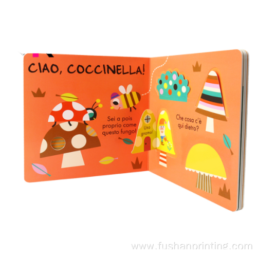 Custom printing Die-cut different shape board book